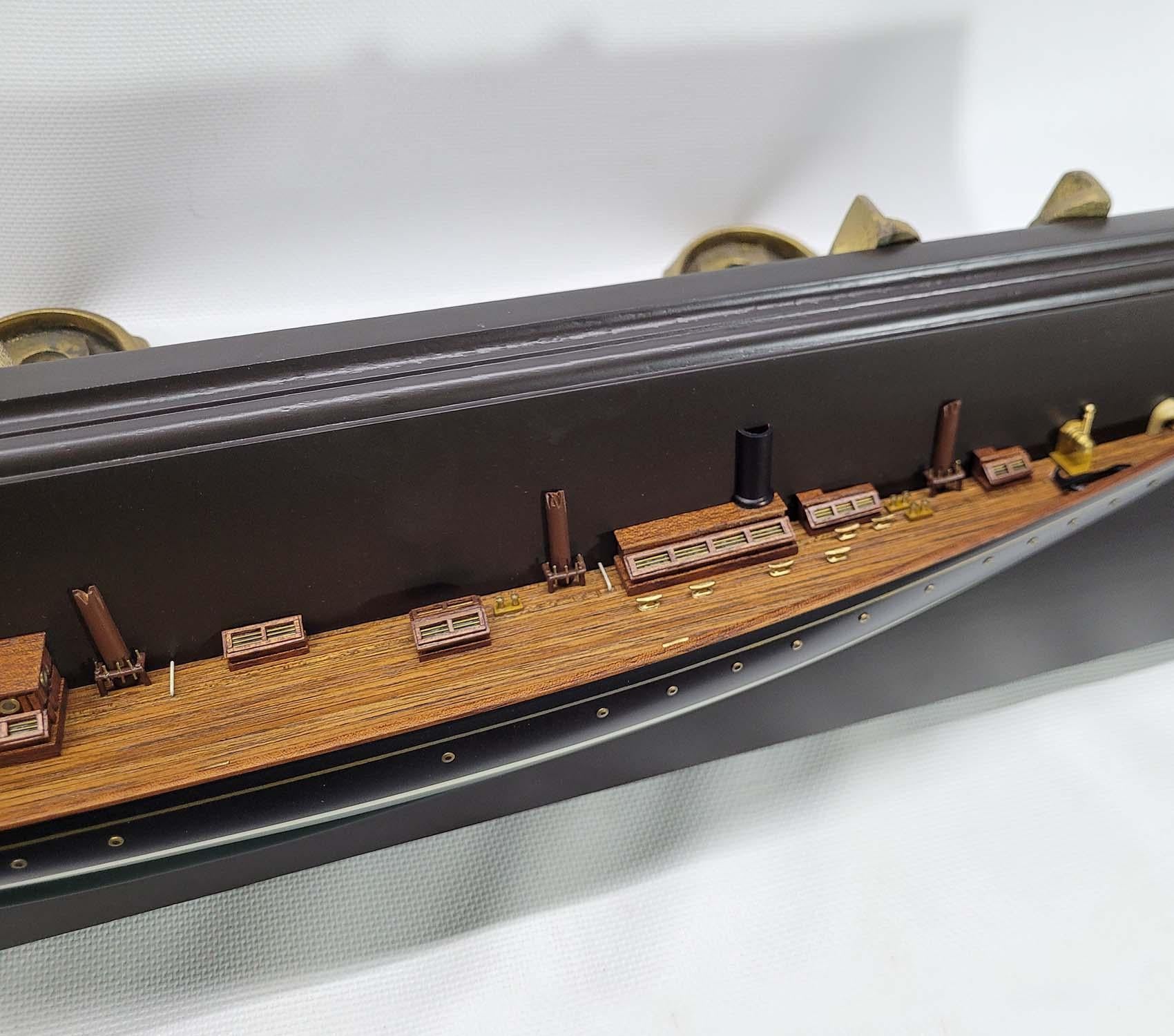 Contemporary Fine Half Model of the Racing Yacht Atlantic For Sale