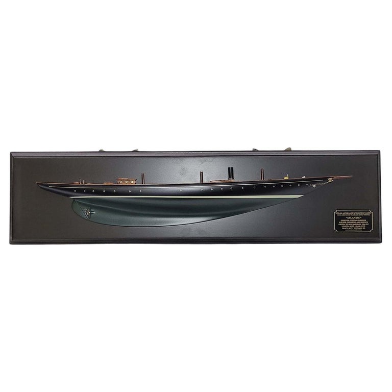 Fine Half Model of the Racing Yacht Atlantic For Sale at 1stDibs