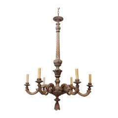 Fine Hand-Carved Italian Neoclassical Chandelier
