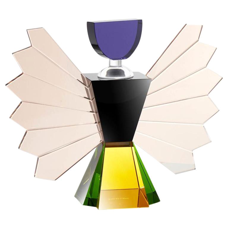 Fine Handcut Crystal Grand Rochester Perfume Flacon For Sale