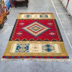Alfombra Kilim Turca de Anatolia, 167 × 235 cm - Colección DEKOLET