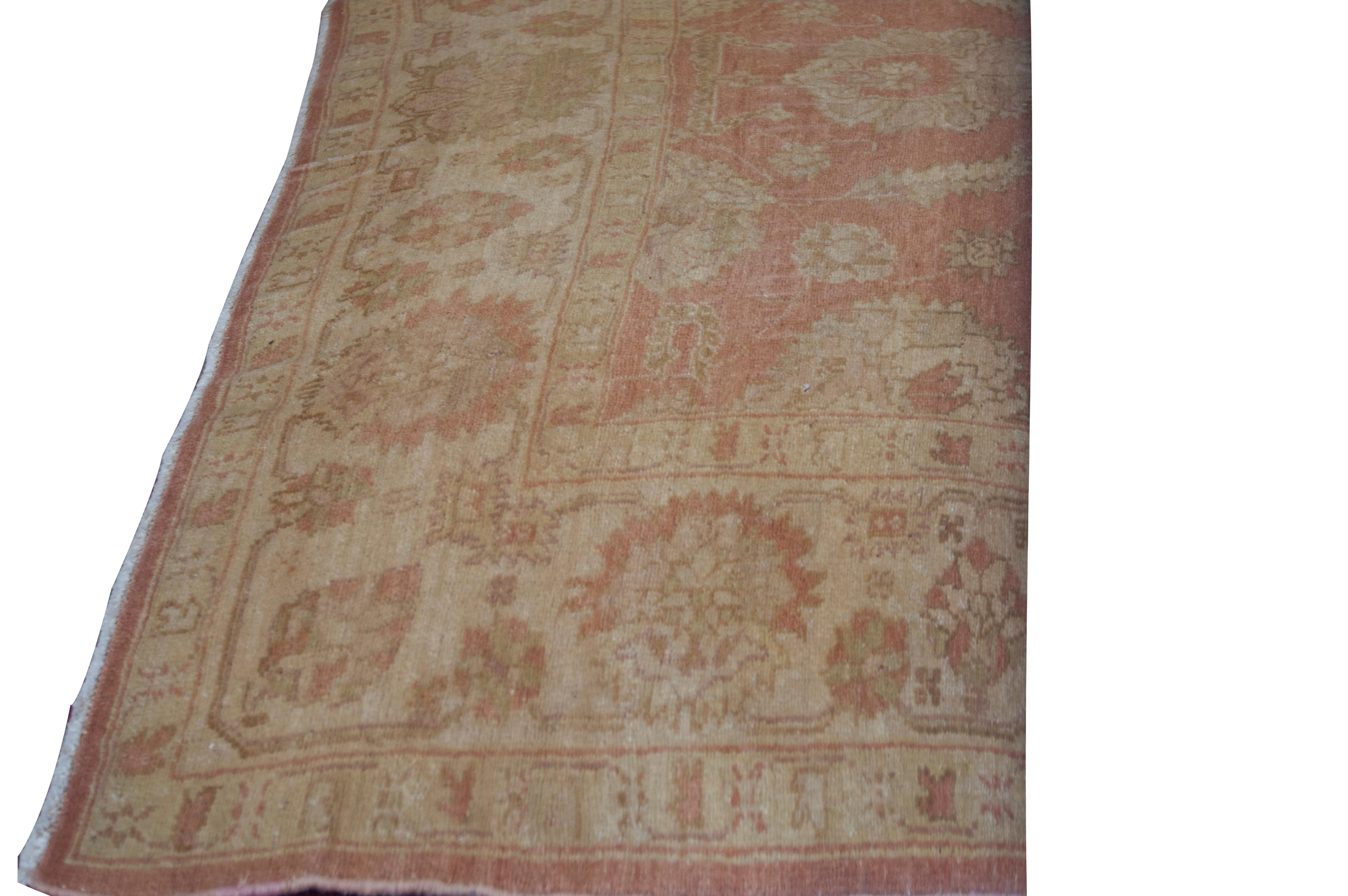 Hand-Woven Fine Handwoven Agra Rug For Sale