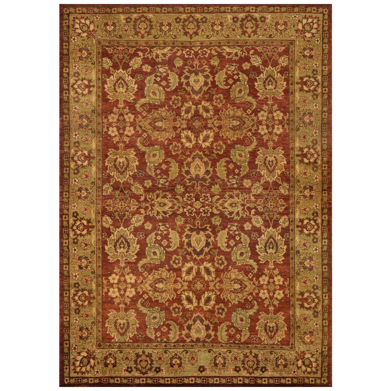 Fine Handwoven Agra Style Rug For Sale