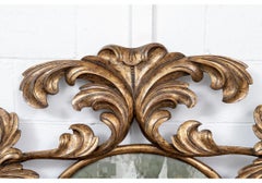 Feiner Harrison & Gil Vergoldeter Spiegel mit Akanthusblättern