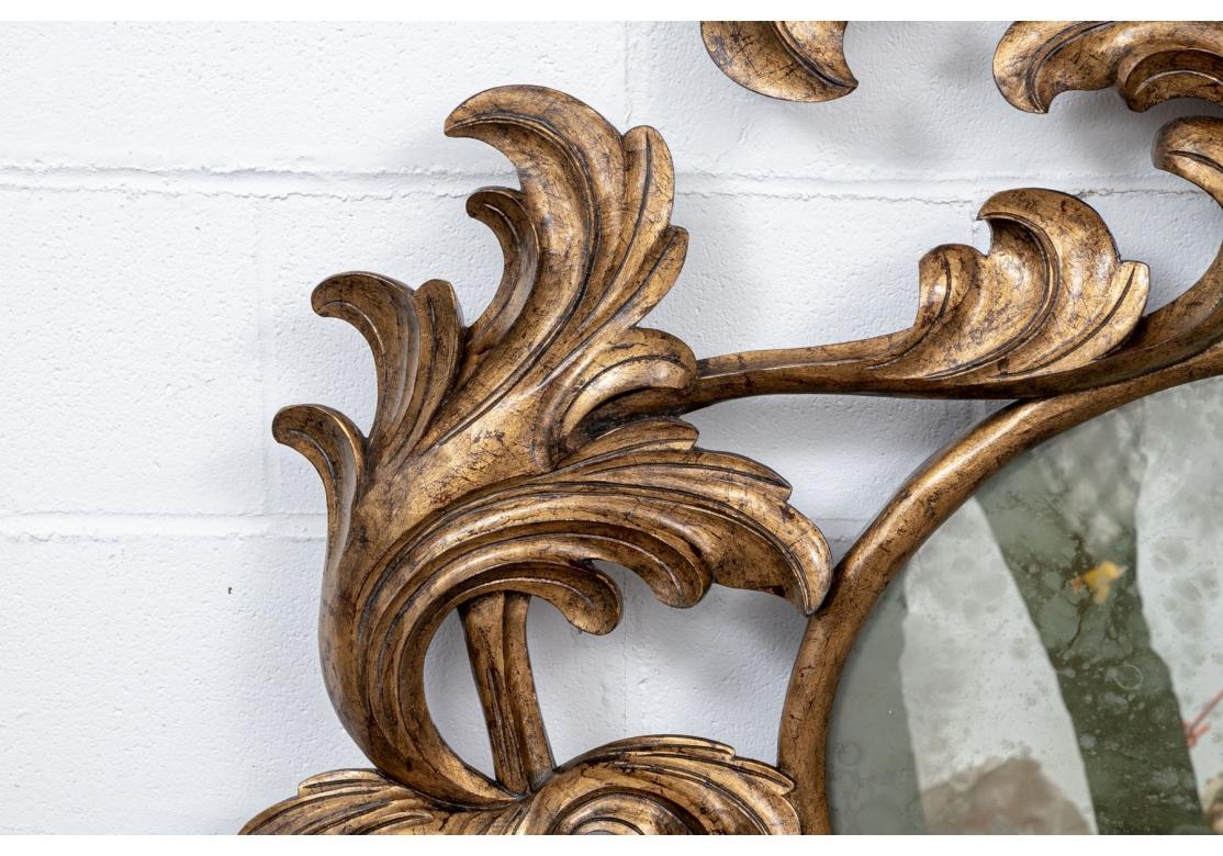 Fine Harrison & Gil Gild Scrolling Acanthus Leaf Mirror For Sale 1