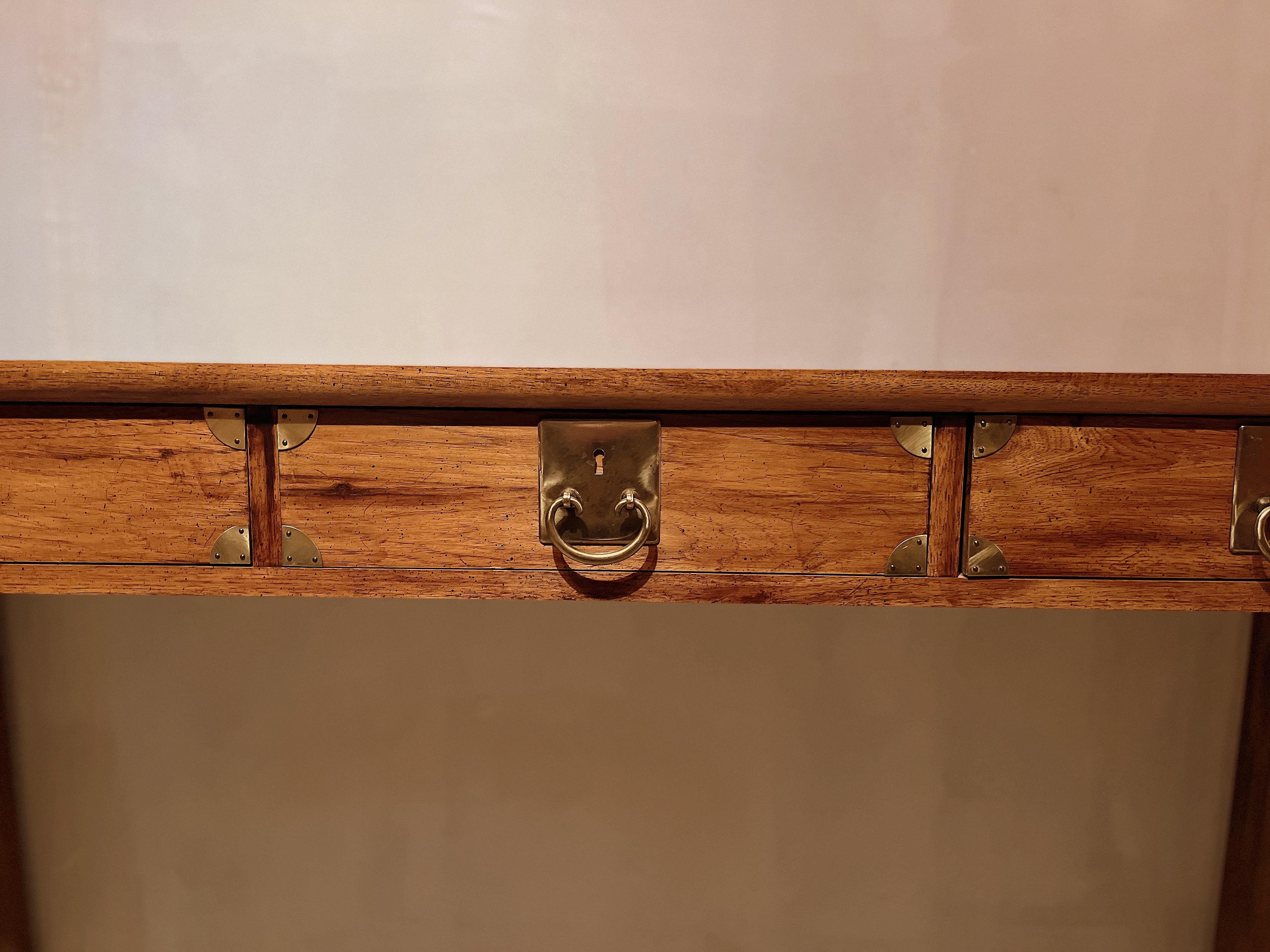 Fine Hekman Solid Maple Wood Console / Sofa Table For Sale 4