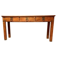 Fine Hekman Solid Maple Wood Console / Sofa Table