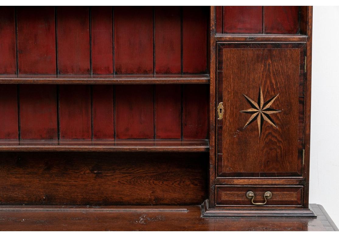 Fine Henry Venables Stafford England Vintage British Oak Hutch  For Sale 1