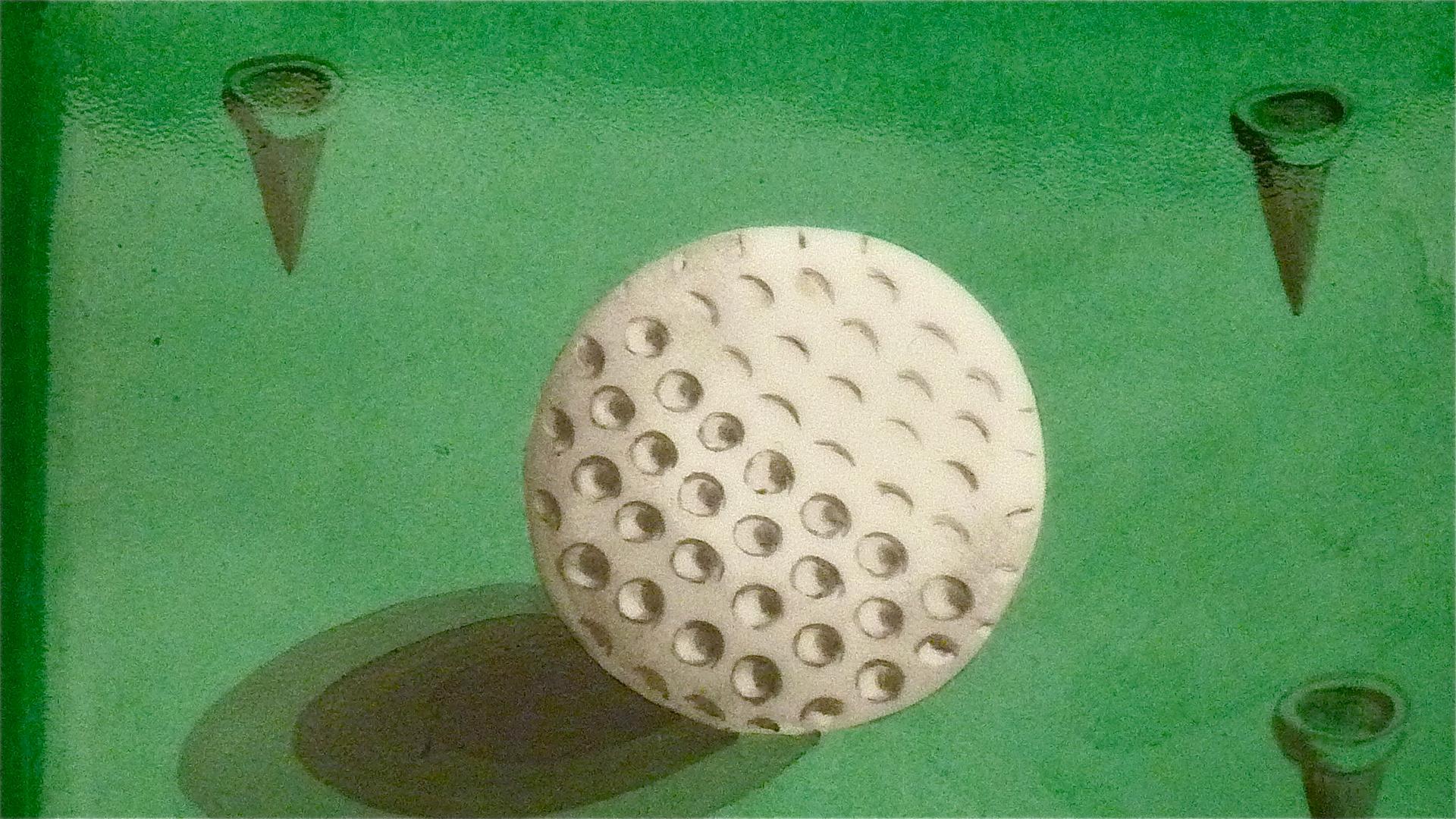 golf ashtray