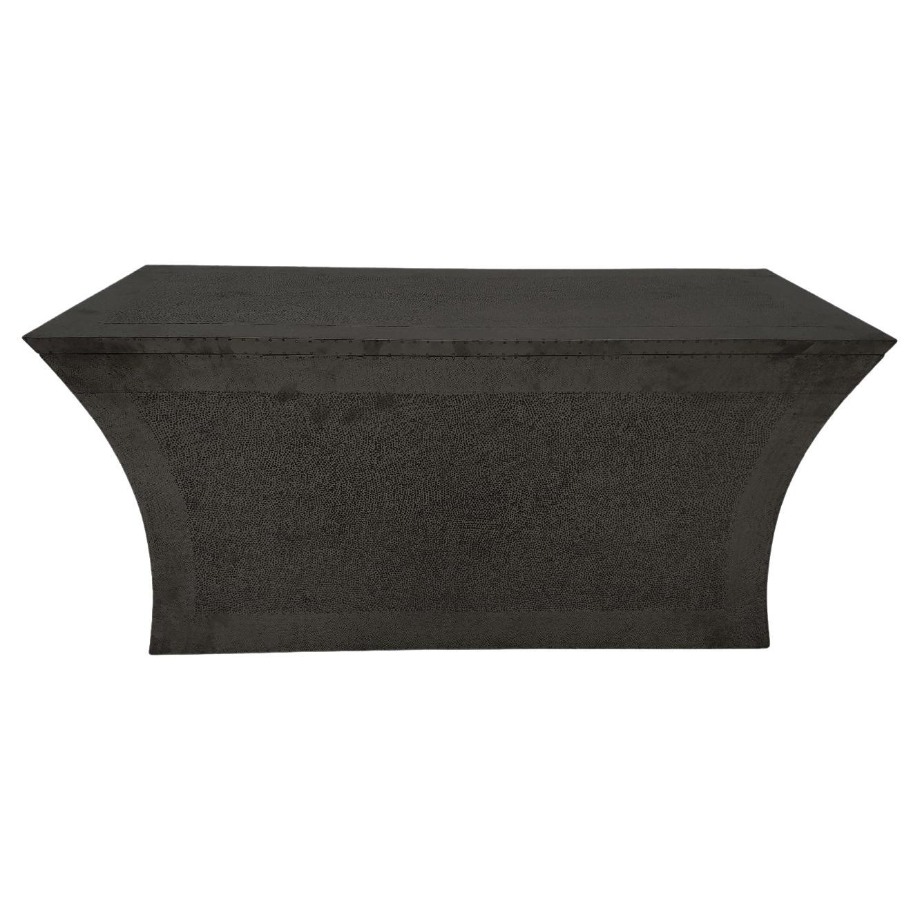 Fine Hmrd. Antq. Bronze Vaisseau Storage Bench – Paul Mathieu