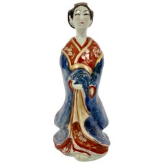Fine Imari Figure of a Bijin, circa 1700, Genroku Period