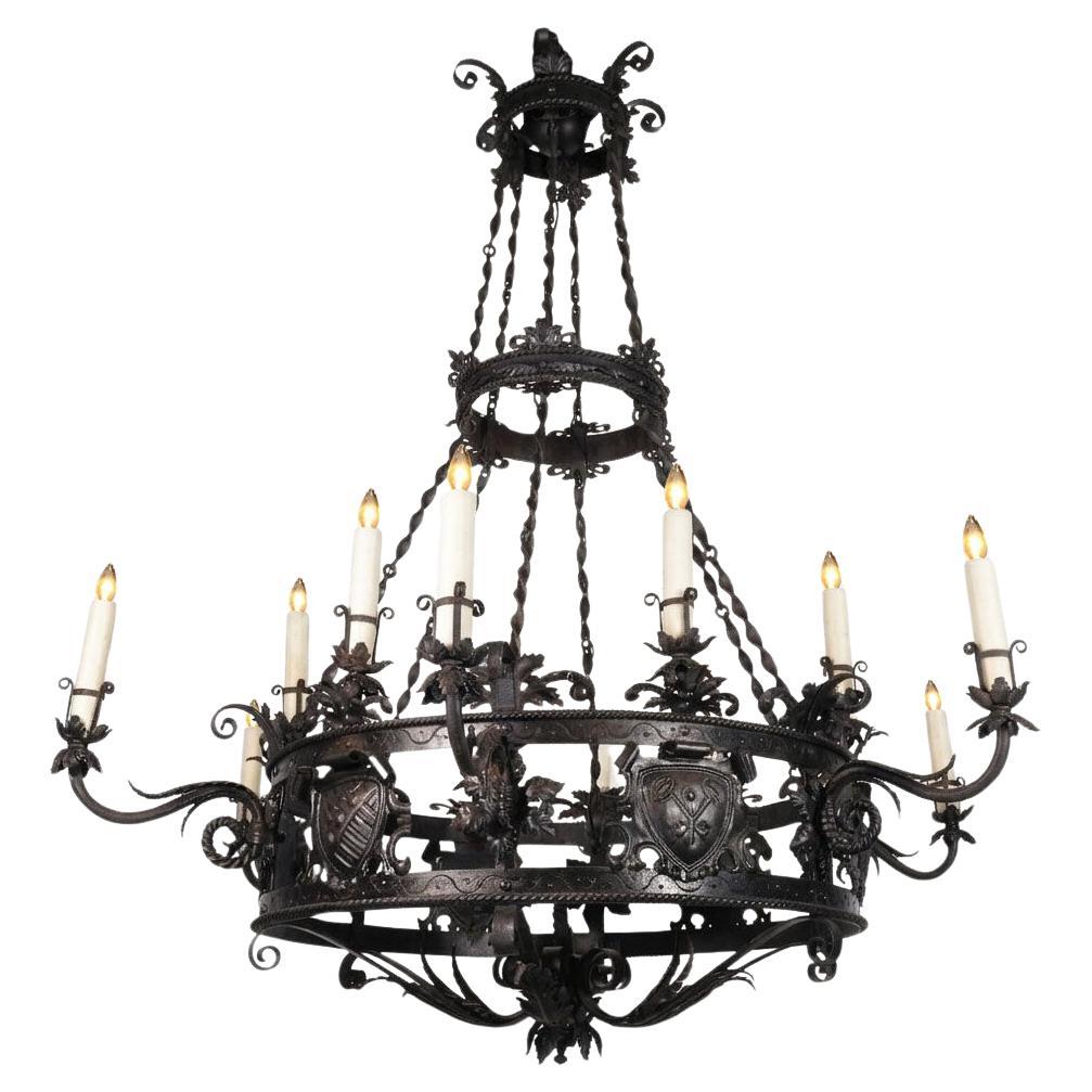 Fine & Important Iron Chandelier