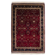 Feiner indischer Mohajeran Sarouk Design-Teppich