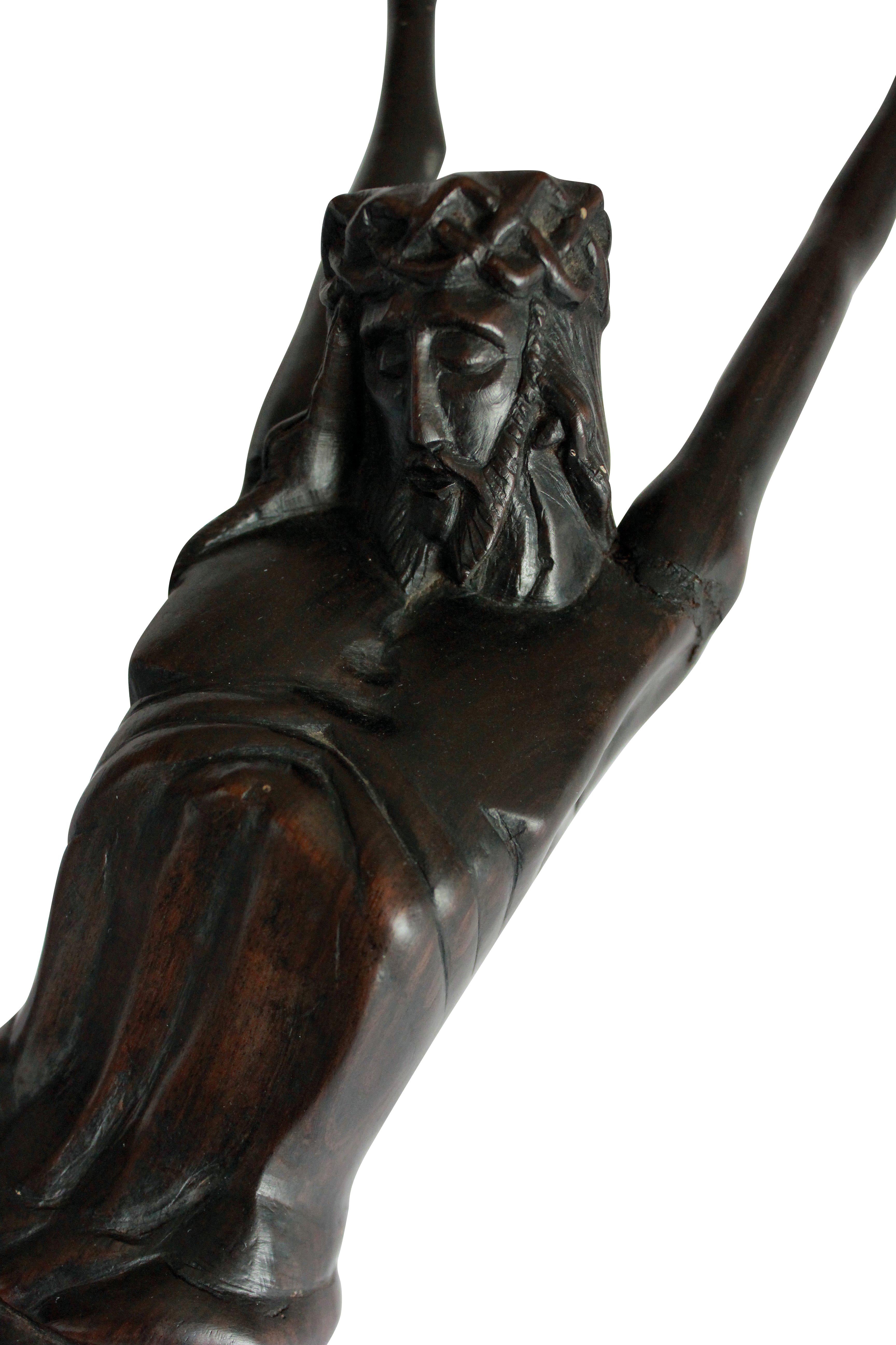 A fine 18th century Indo-Portuguese corpus, carved out of solid ebony. In very good condition with a good patina.