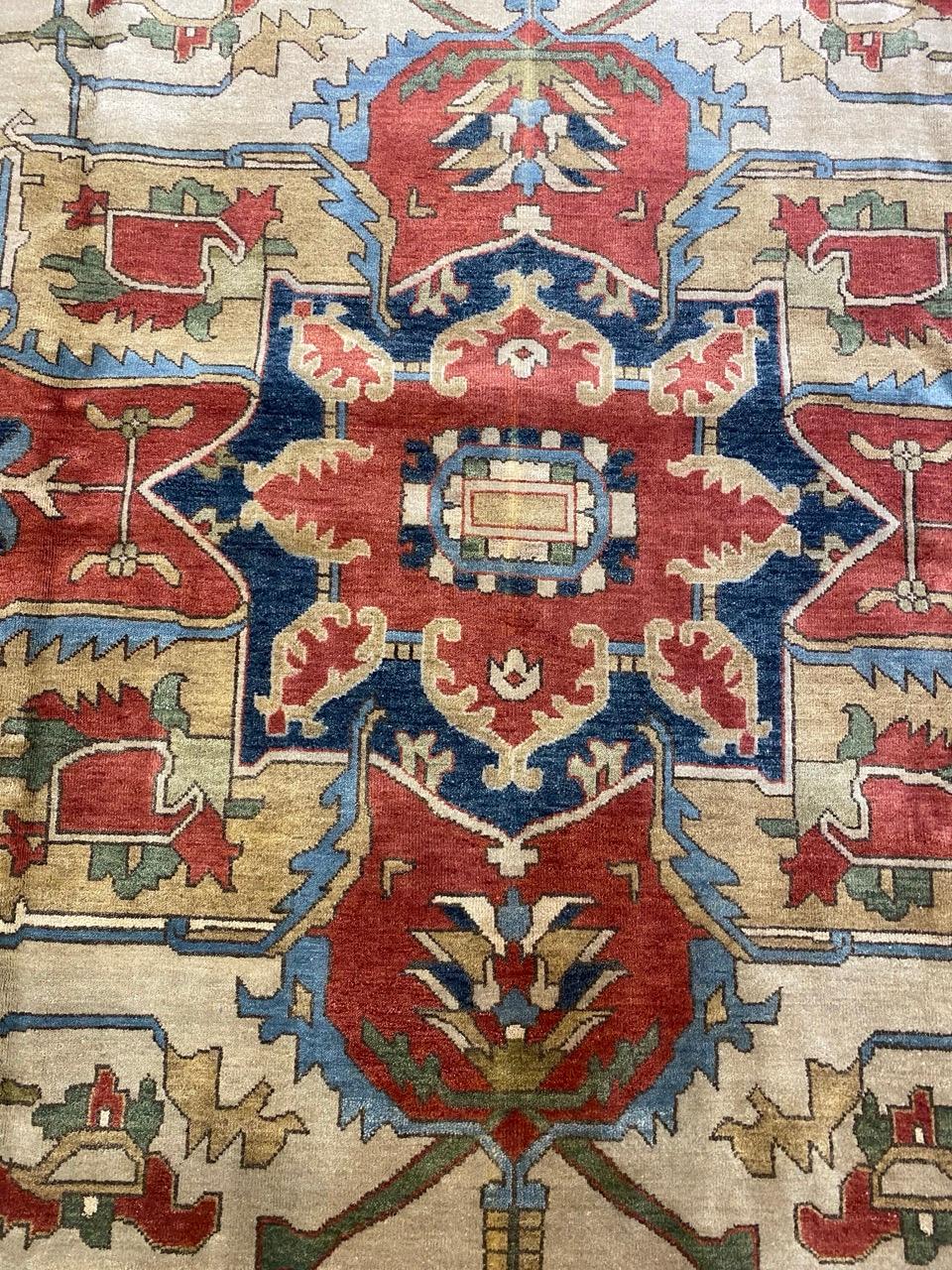 Indiano Tappeto Fine Indo Serapi in vendita