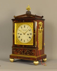 Fine Inlaid Mahogany Fusee Bracket Clock, Howden , Edinburgh