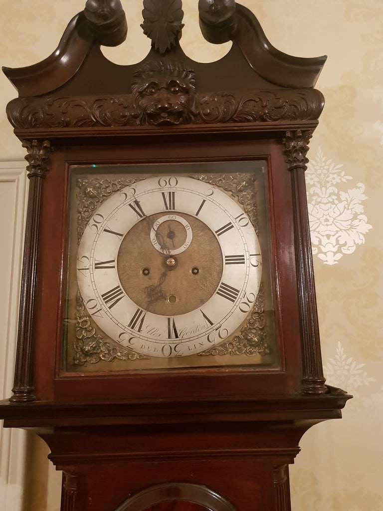 Fine Irish 111 Mahogany Longcase Clock by Alex Gordon Dublin