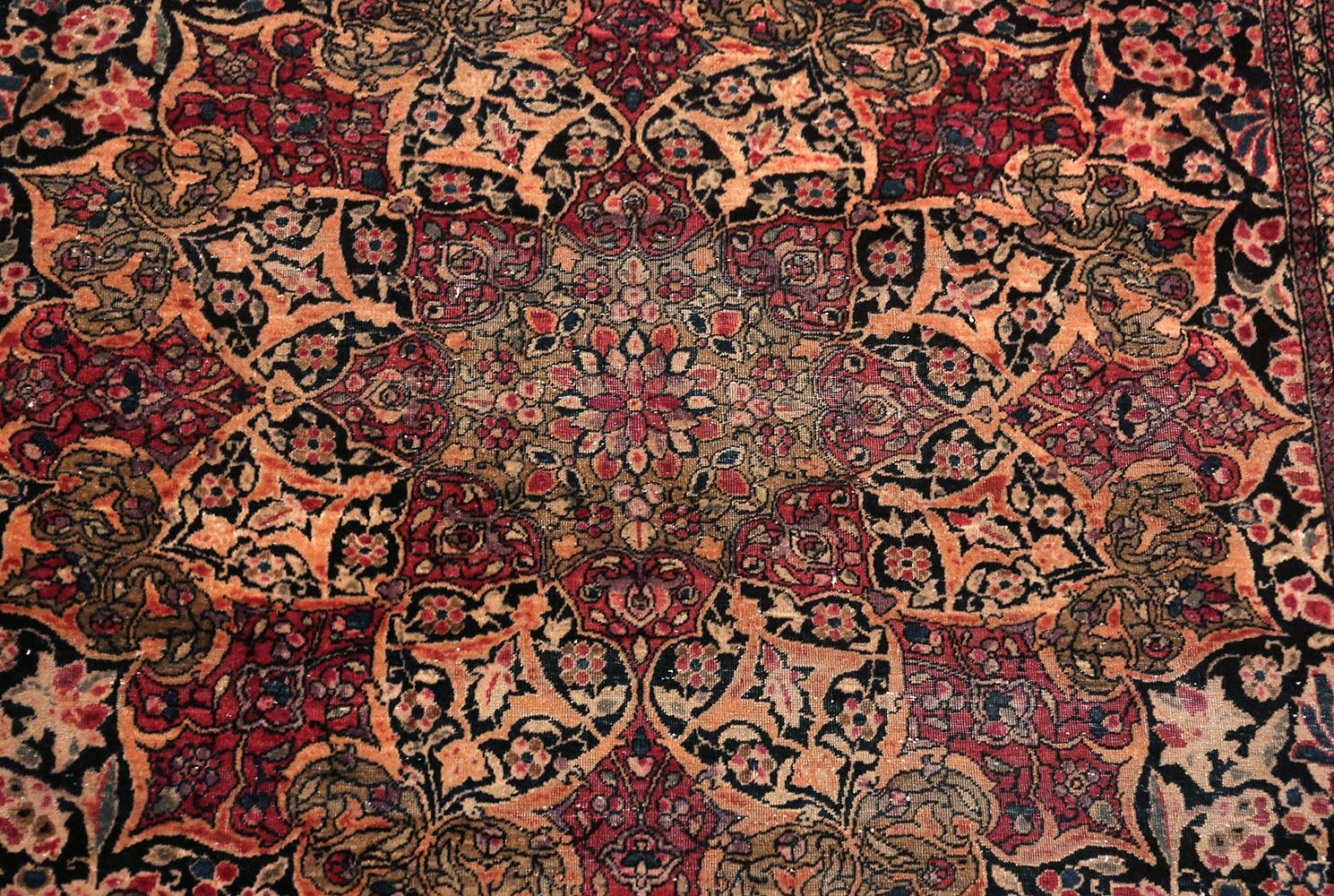 Tribal Fine Isfahan Persian Antique Persian Rug