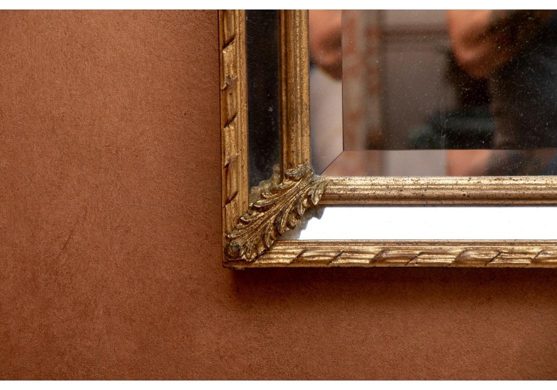 Miroir italien de style Adam décoré de peinture et biseauté de gemme en vente 9