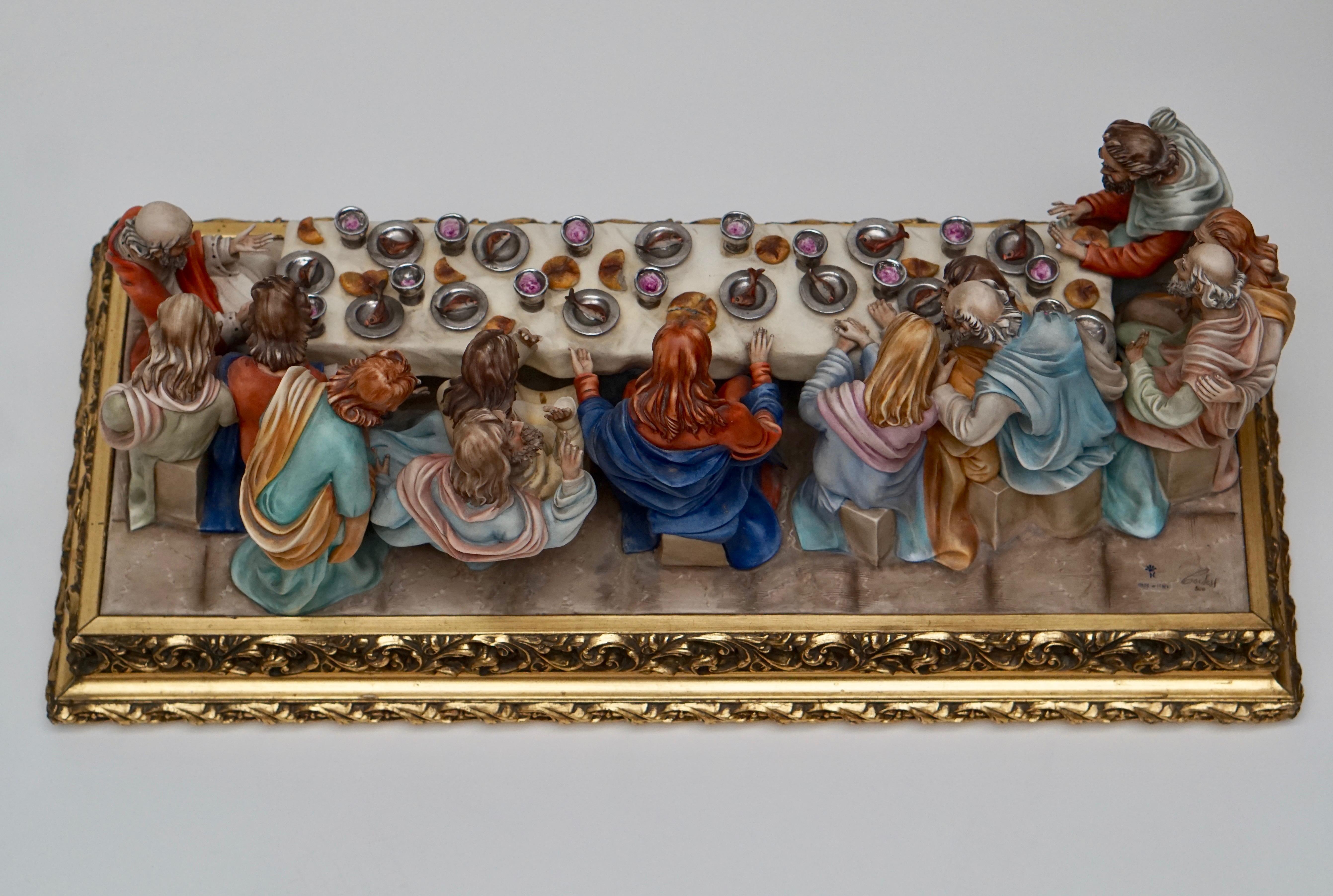 Fine Italian Capodimonte “The Last Supper