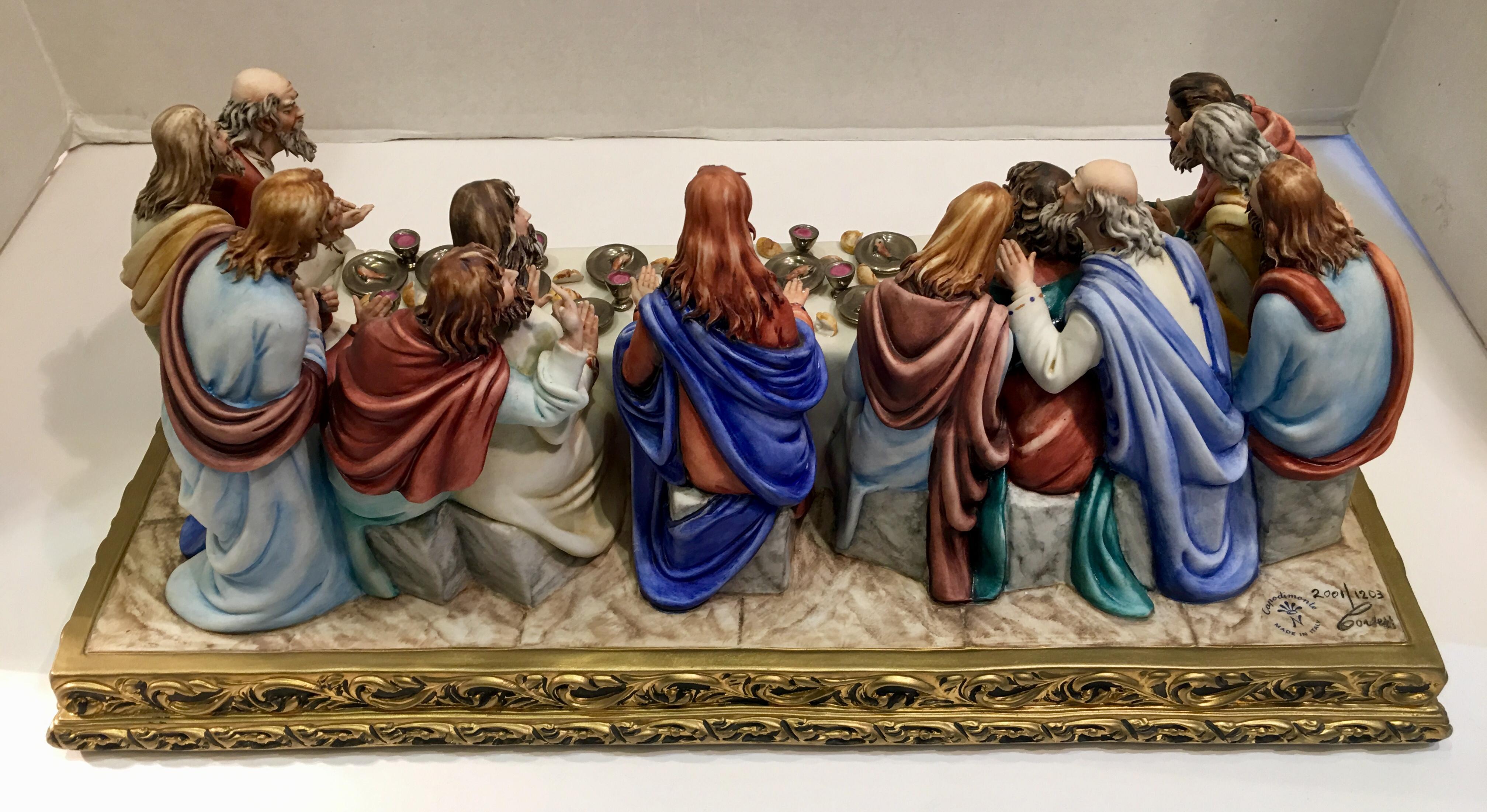 Fine Italian Capodimonte “The Last Supper