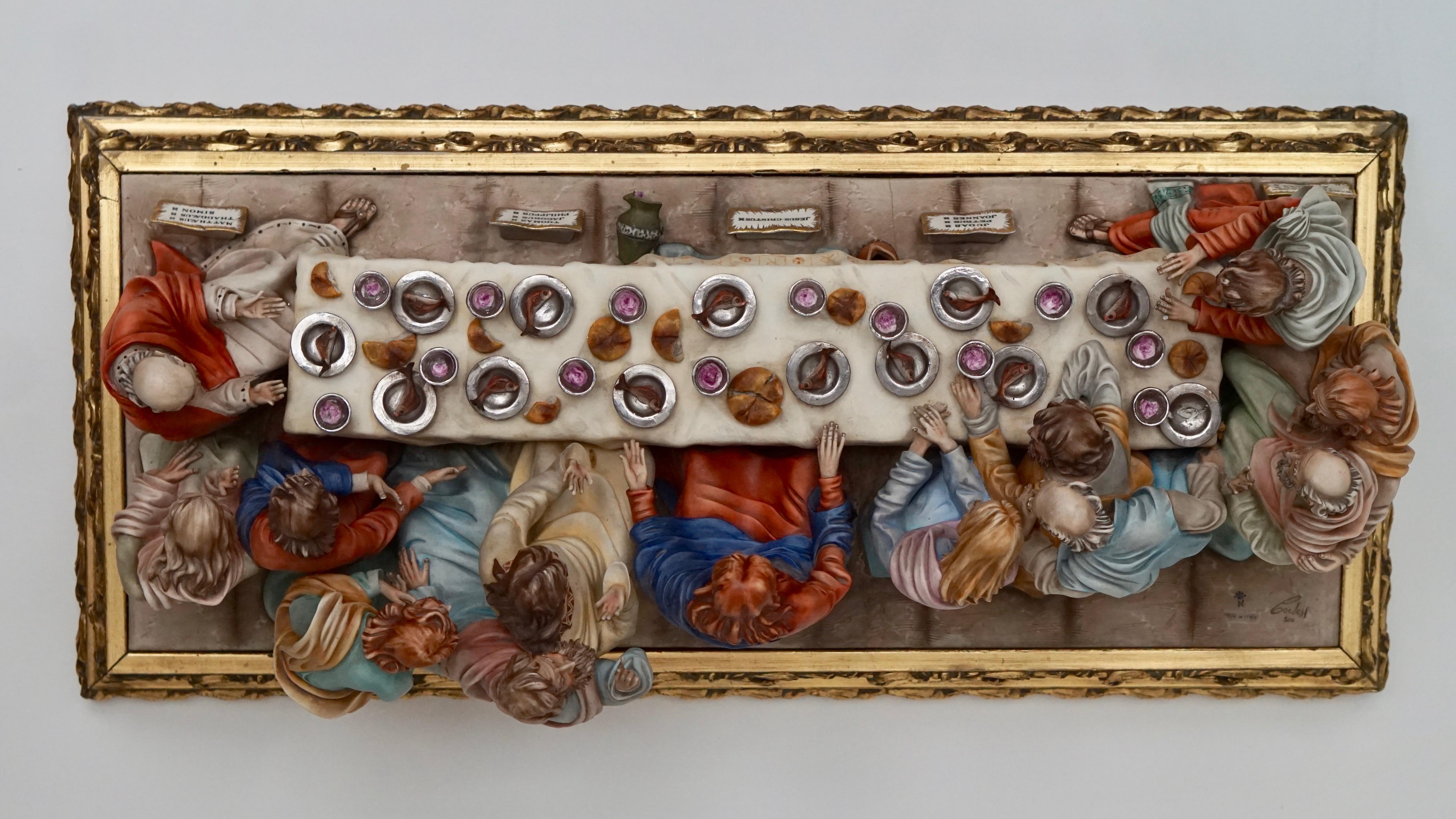 Fine Italian Capodimonte “The Last Supper