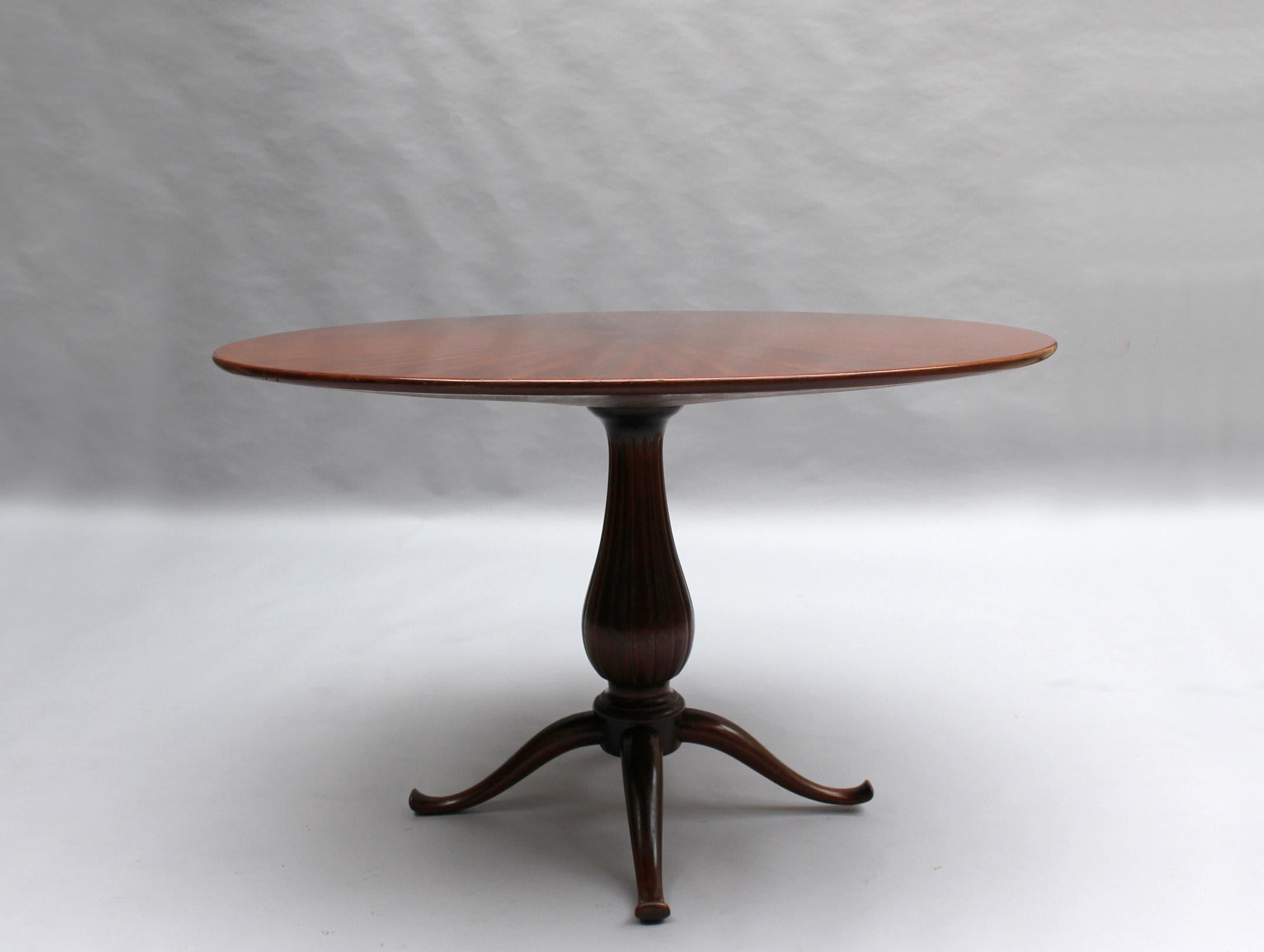 Fine Italian Dining Table Attributed to Paolo Buffa For Sale 5