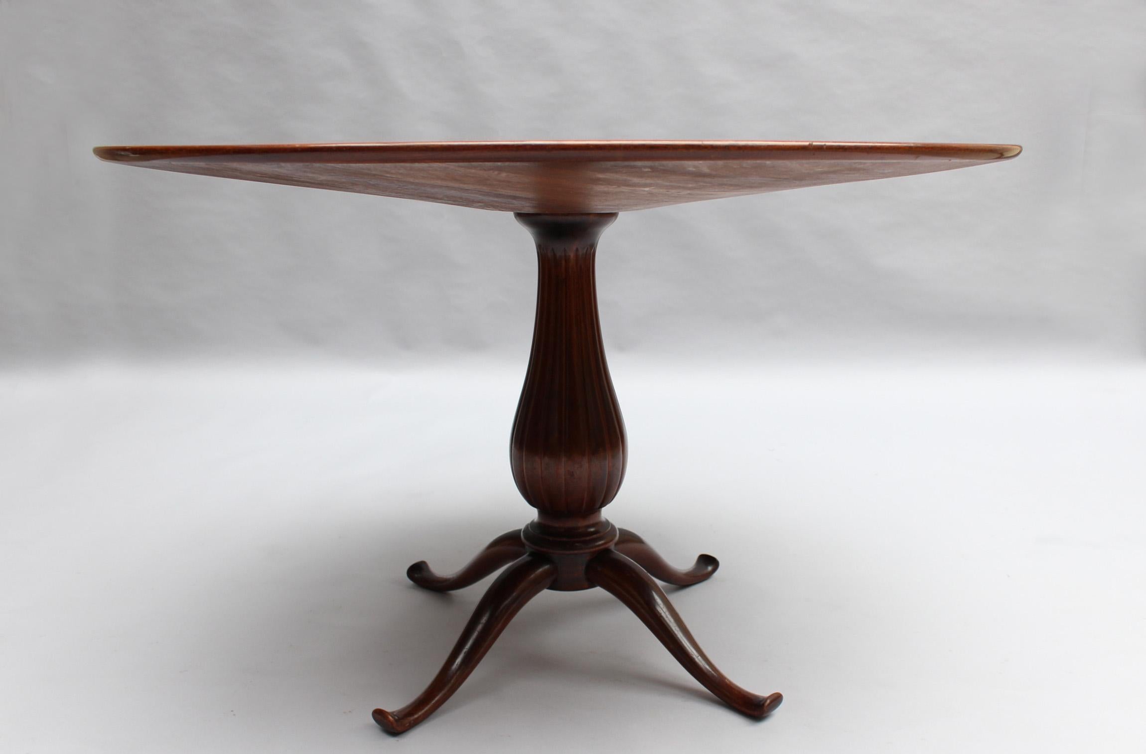 Fine Italian Dining Table Attributed to Paolo Buffa For Sale 8