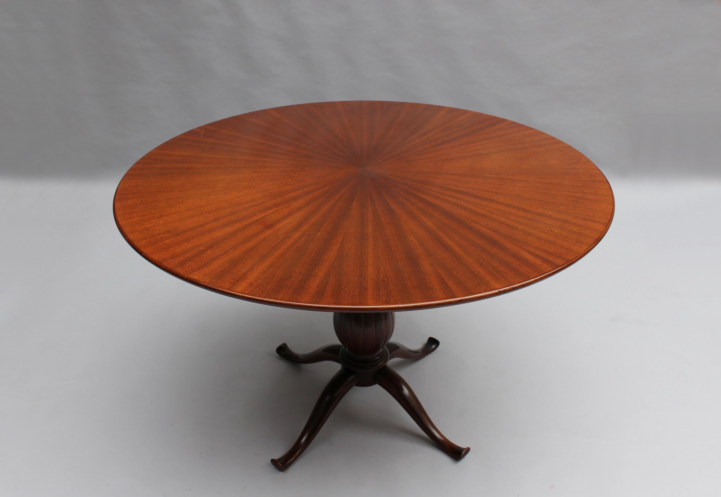 Fine Italian Dining Table Attributed to Paolo Buffa For Sale 2