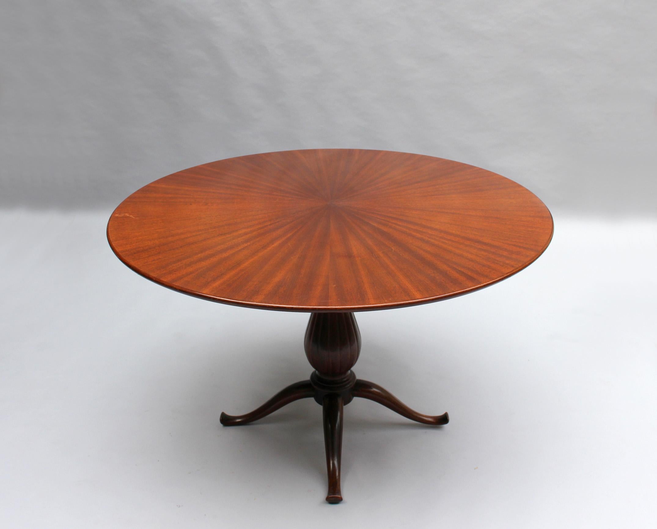 Fine Italian Dining Table Attributed to Paolo Buffa For Sale 3