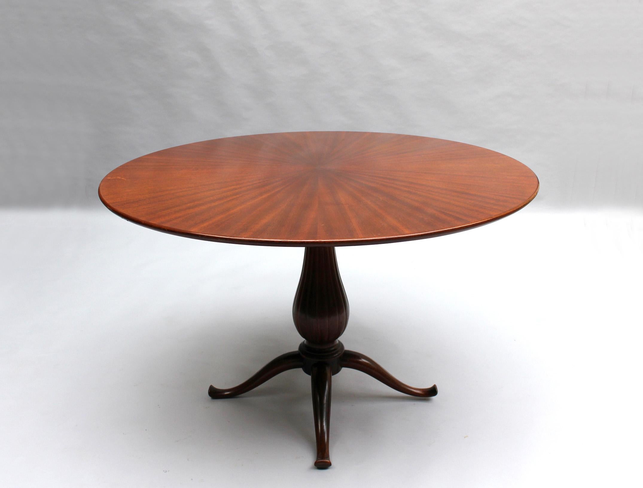 Fine Italian Dining Table Attributed to Paolo Buffa For Sale 4