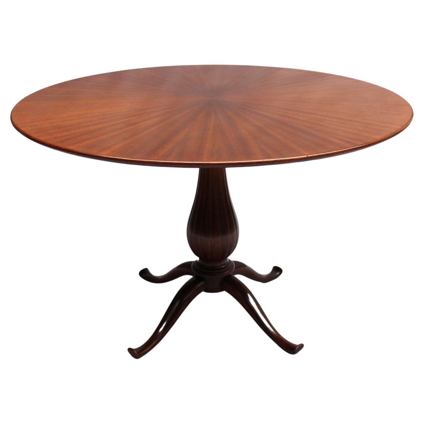 Fine Italian Dining Table Attributed to Paolo Buffa For Sale