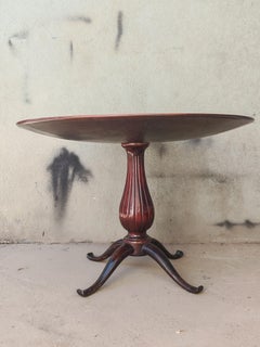 Elegante tavolo da pranzo italiano in mogano, attribuito a Paolo Buffa, anni ’40