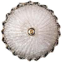 Lightolier Mid-Century Ceiling Fixture with Murano Glass Diffuser at ...