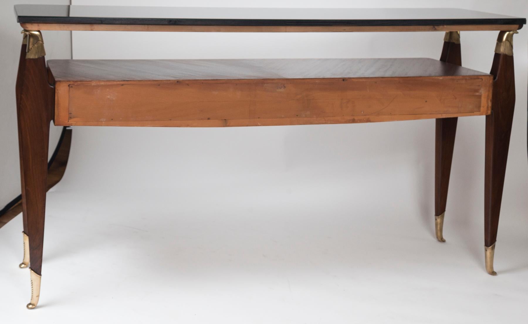 Fine Italian Mid Century Two-Tiered Eagle Console By Paolo Buffa 7
