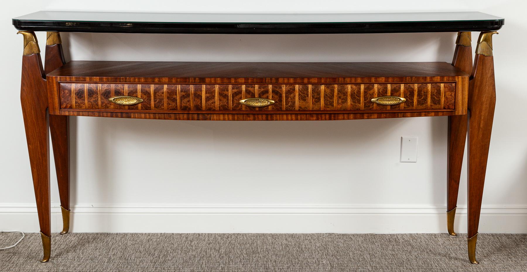 Fine Italian Mid Century Two-Tiered Eagle Console By Paolo Buffa 8