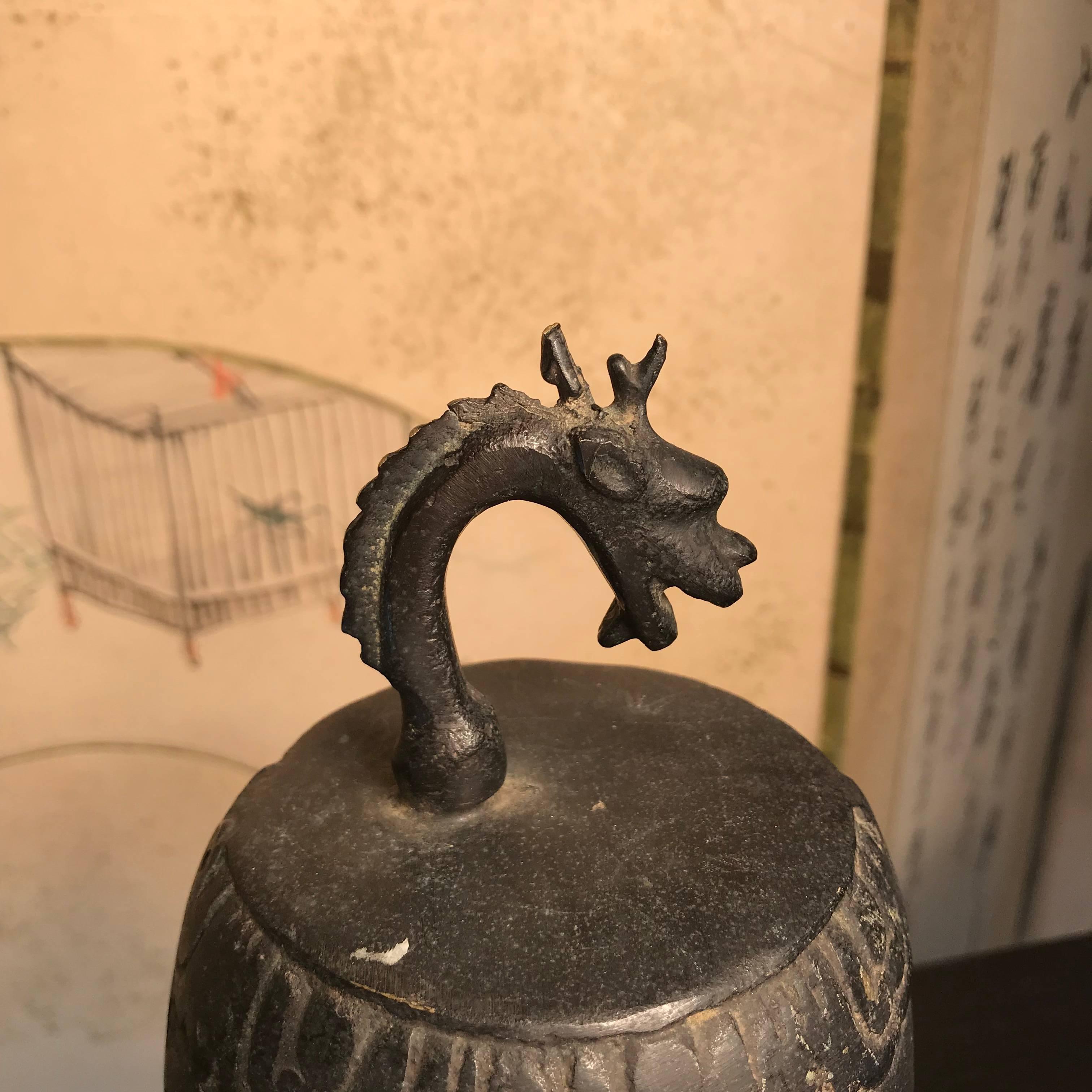 Fine Japan Antique Cast Bronze 