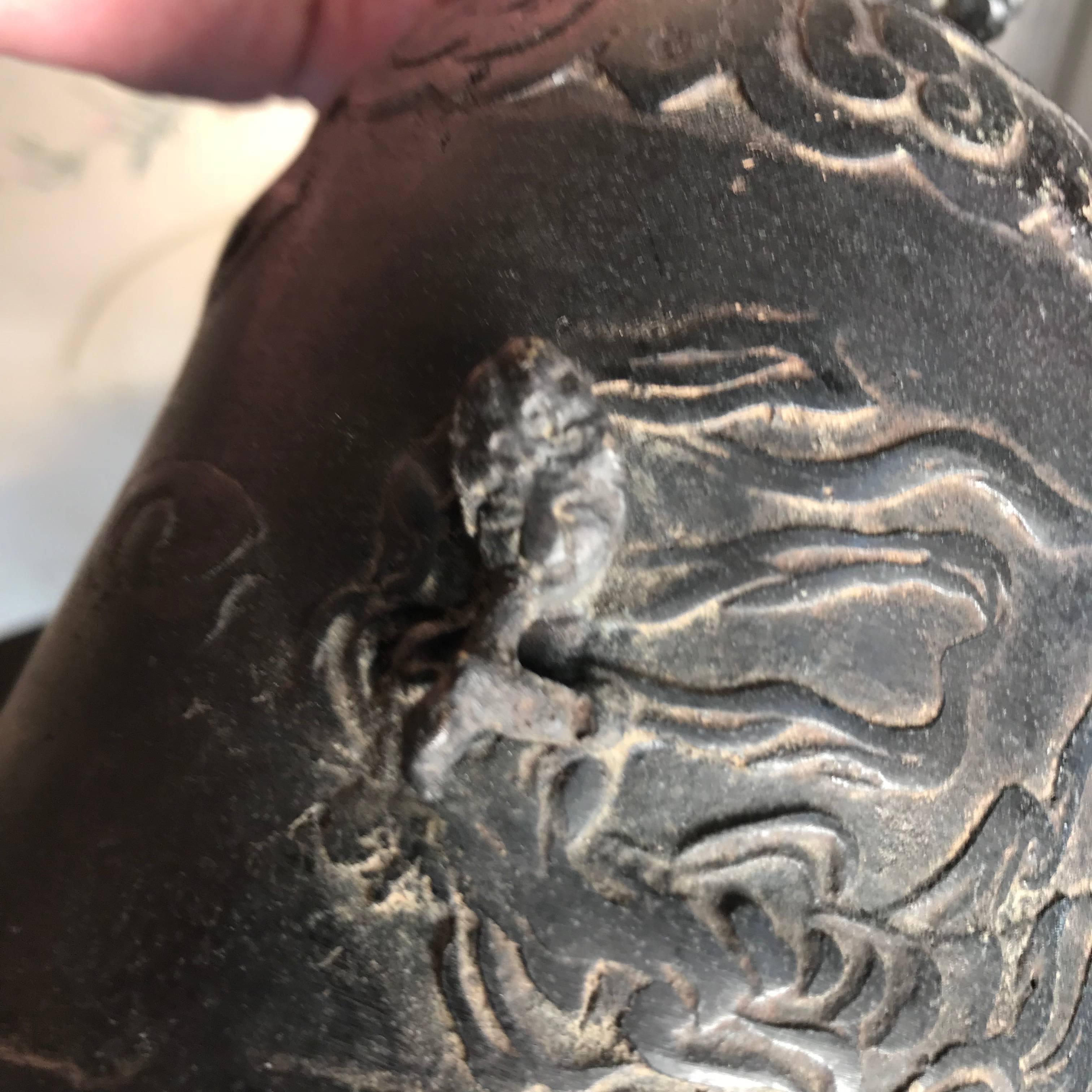 Meiji Fine Japan Antique Cast Bronze 