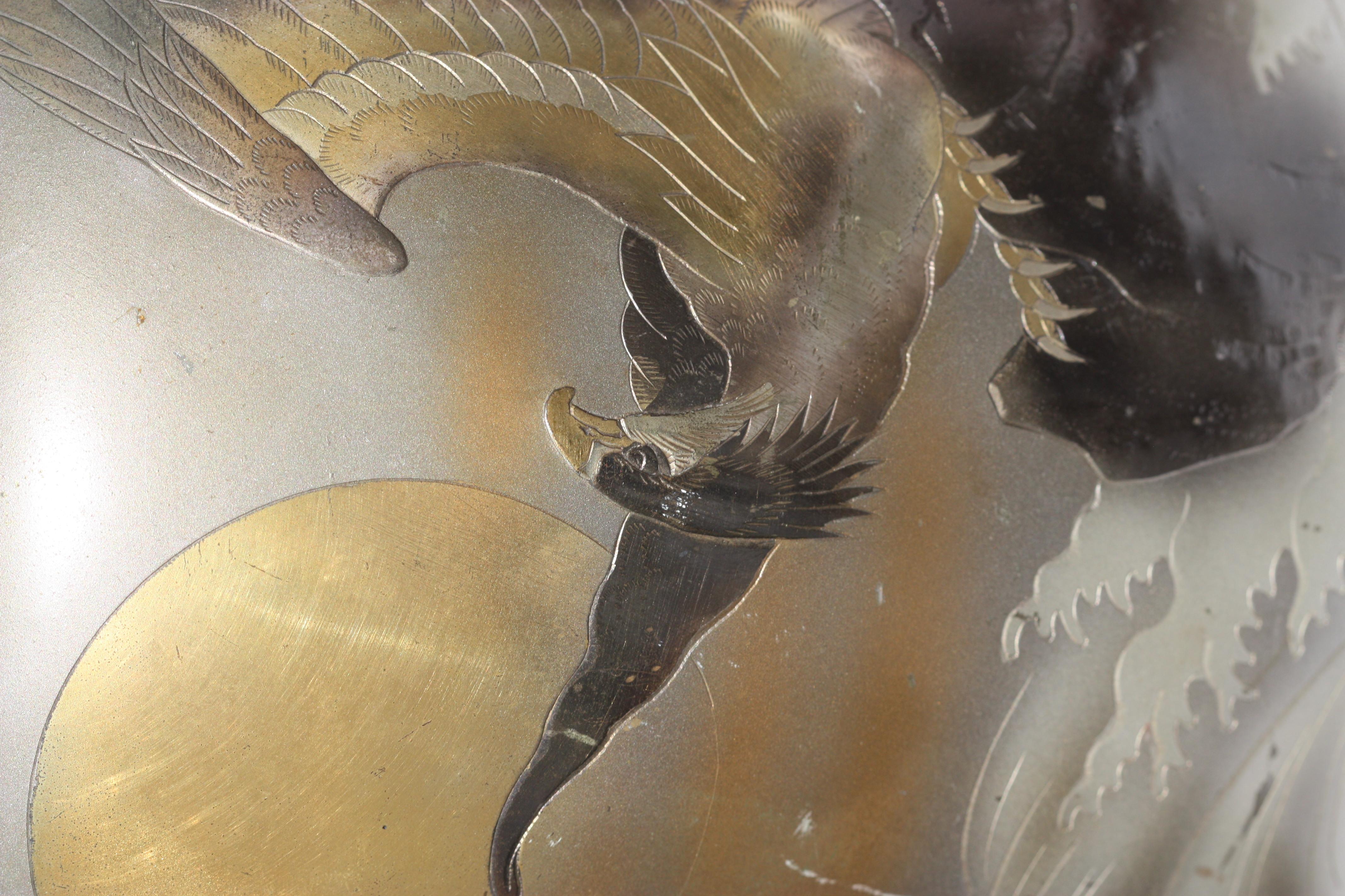 Raffinato vaso giapponese in bronzo, periodo Meiji '1868-1912', fine XIX secolo in vendita 1