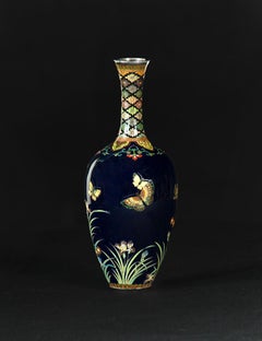 Fine Japanese Cloisonne Enamel Vase – Namikawa Yasuyuki