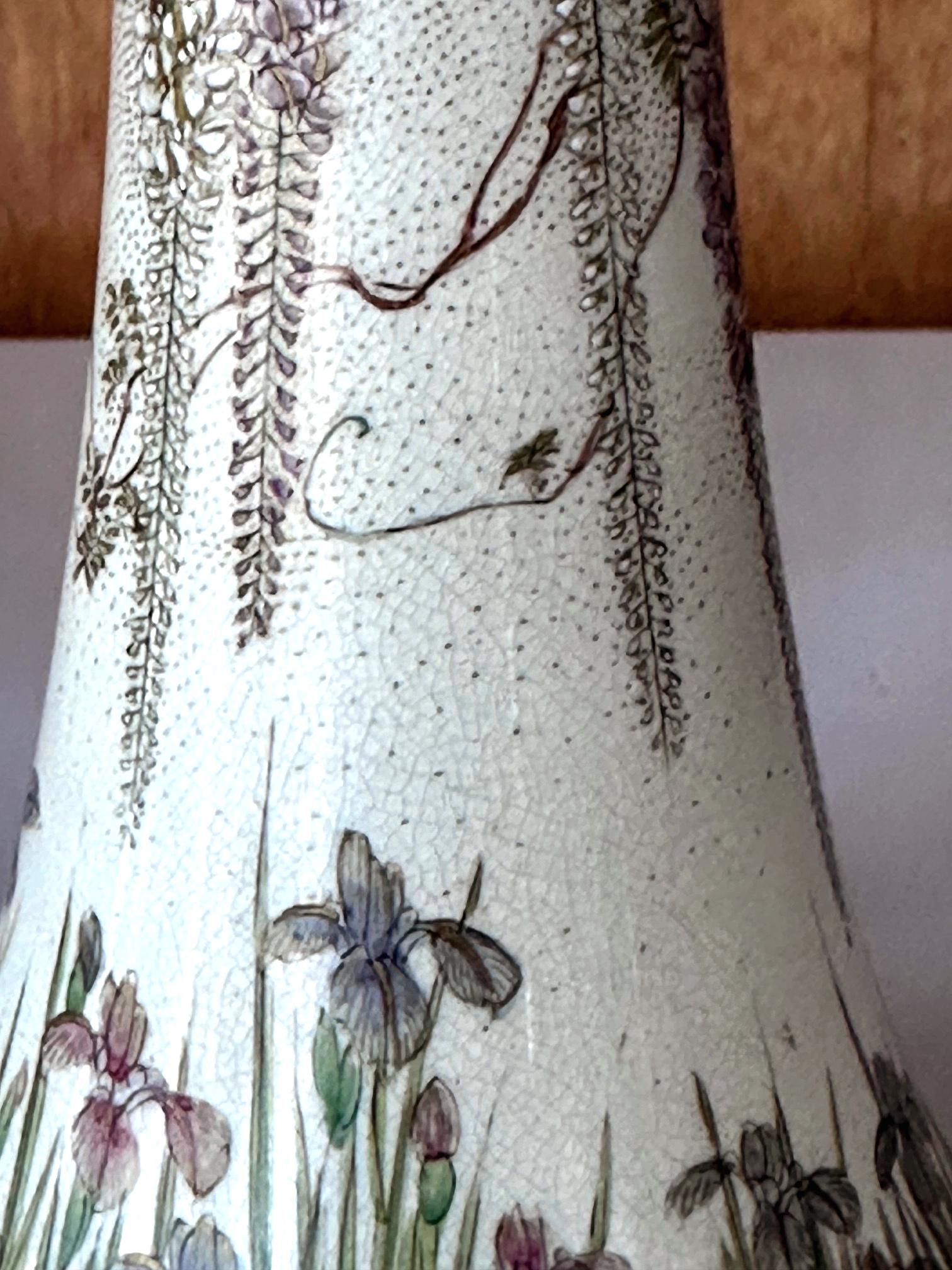 Feine japanische emaillierte Satsuma-Vase von Kinkozan aus der Meiji-Periode im Angebot 4