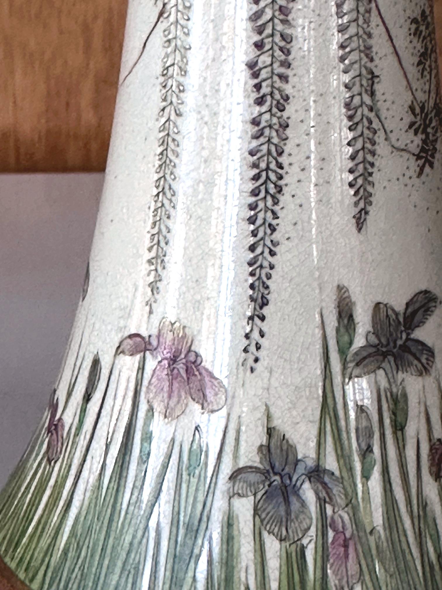 Feine japanische emaillierte Satsuma-Vase von Kinkozan aus der Meiji-Periode im Angebot 7
