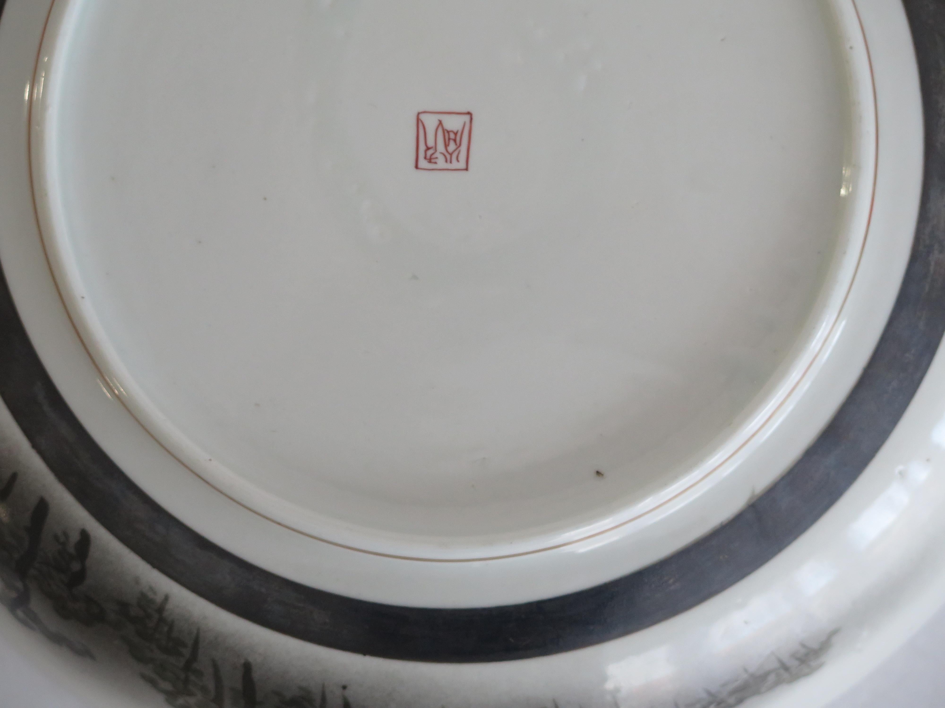 Grand bol japonais Kutani Satsuma peint à la main et marqué sur la base, vers 1940 en vente 5