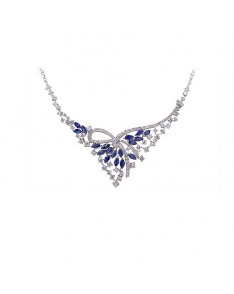 sapphire necklace designs