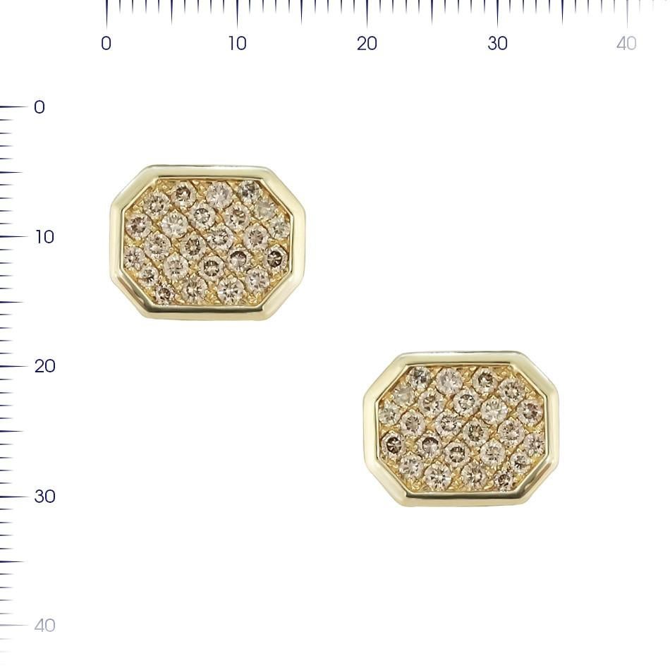 Cufflinks Yellow Gold 14 K

Diamond 36-RND-1,55-I/VS2A 
Diamond 12-RND-0,31-I/VS2A 

Weight 8.03 grams

With a heritage of ancient fine Swiss jewelry traditions, NATKINA is a Geneva based jewellery brand, which creates modern jewellery masterpieces