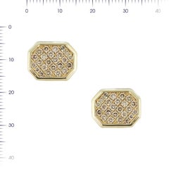 Fine Jewelry Yellow Gold Statement Cufflinks