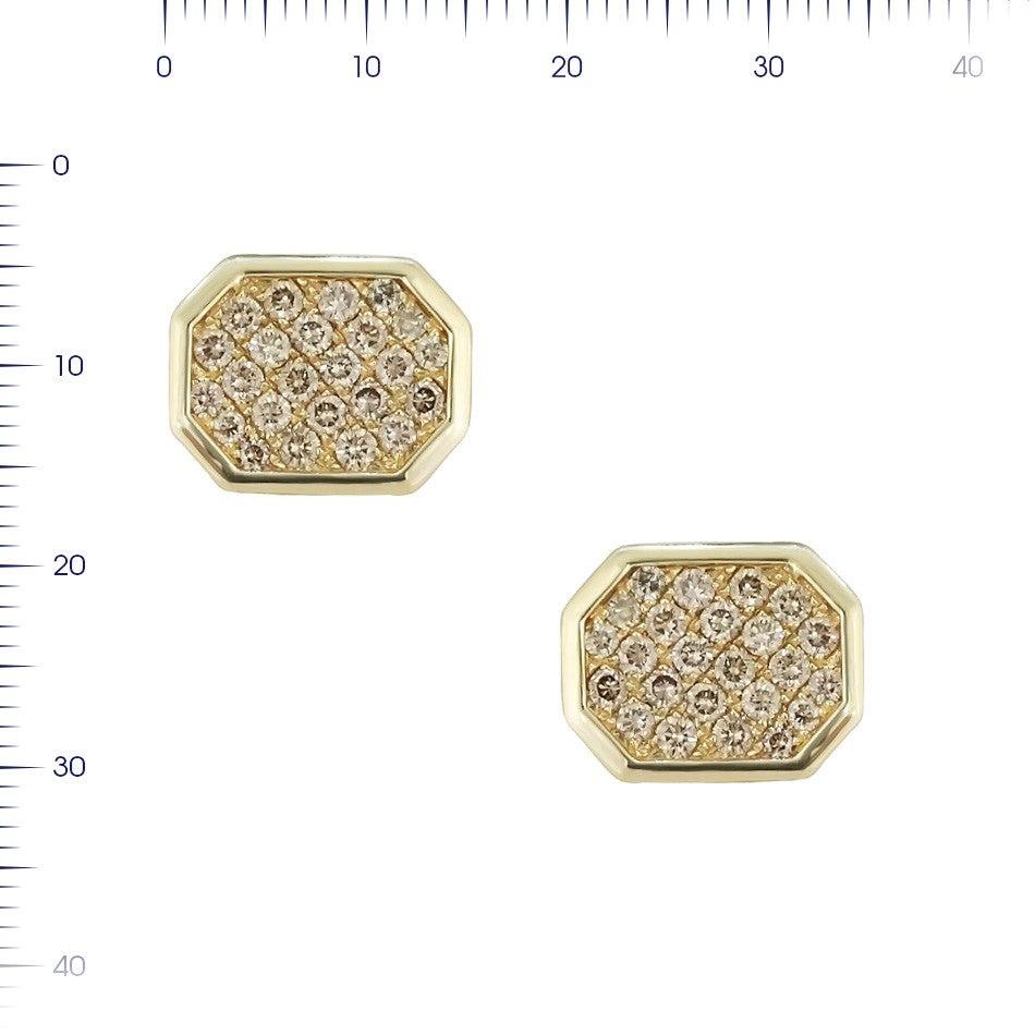 Fine Jewelry Yellow Gold Statement Cufflinks In New Condition For Sale In Montreux, CH