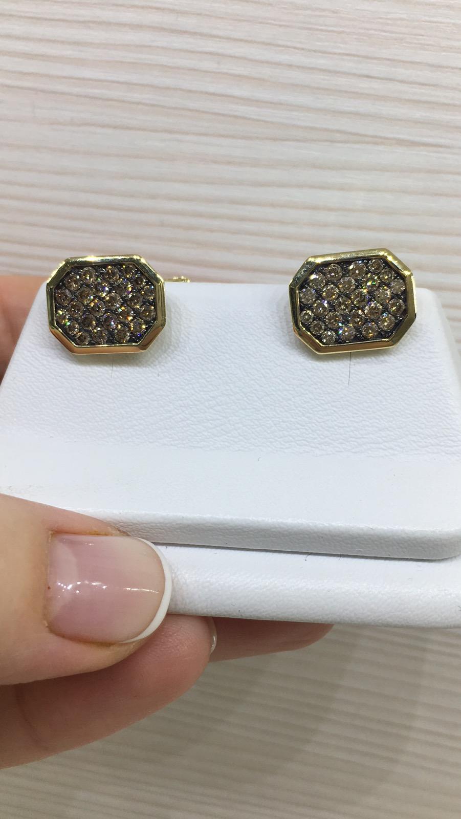 Fine Jewelry Yellow Gold Statement Cufflinks For Sale 3