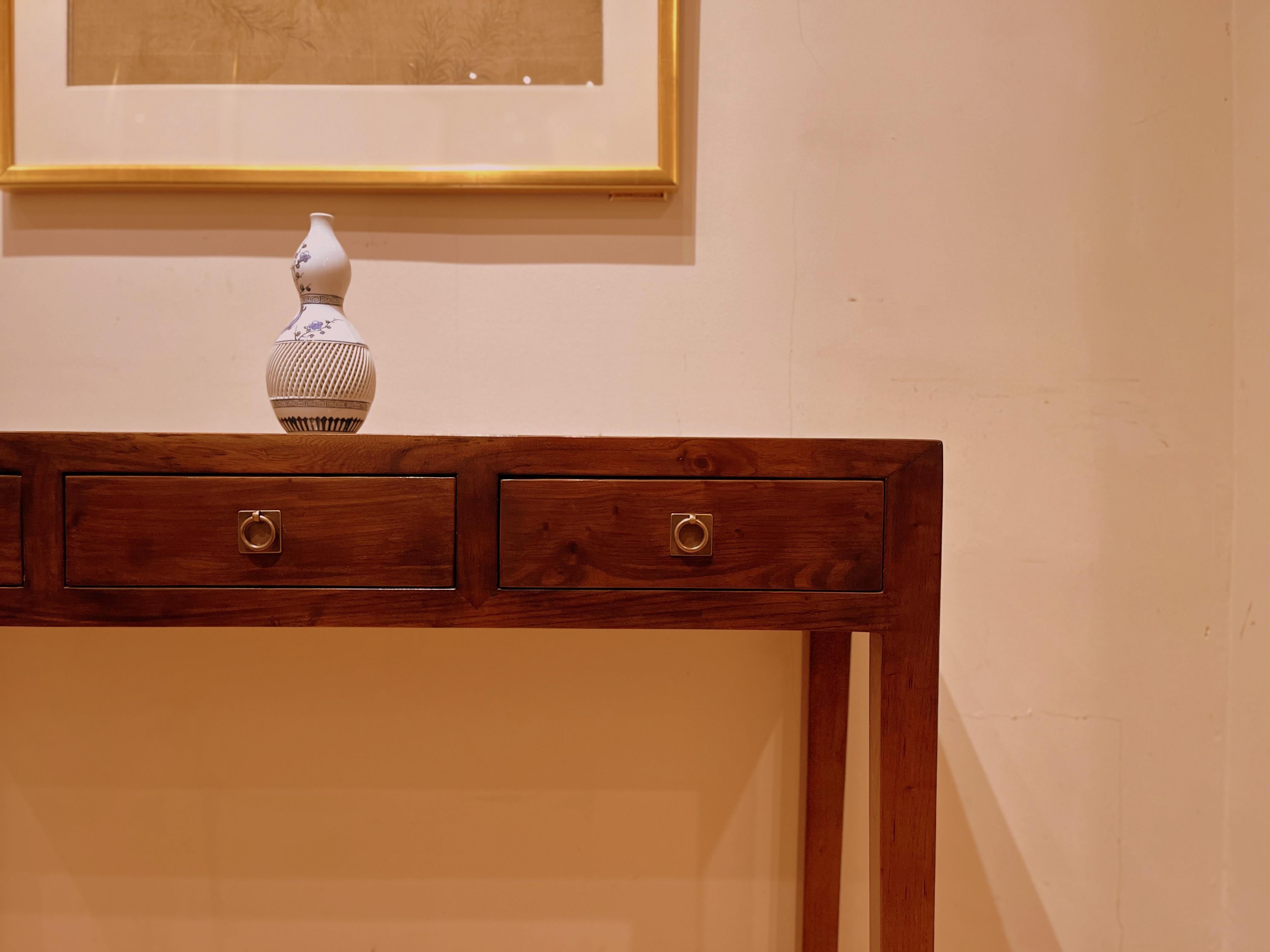 Fine Jumu Console Table with Drawers For Sale 3