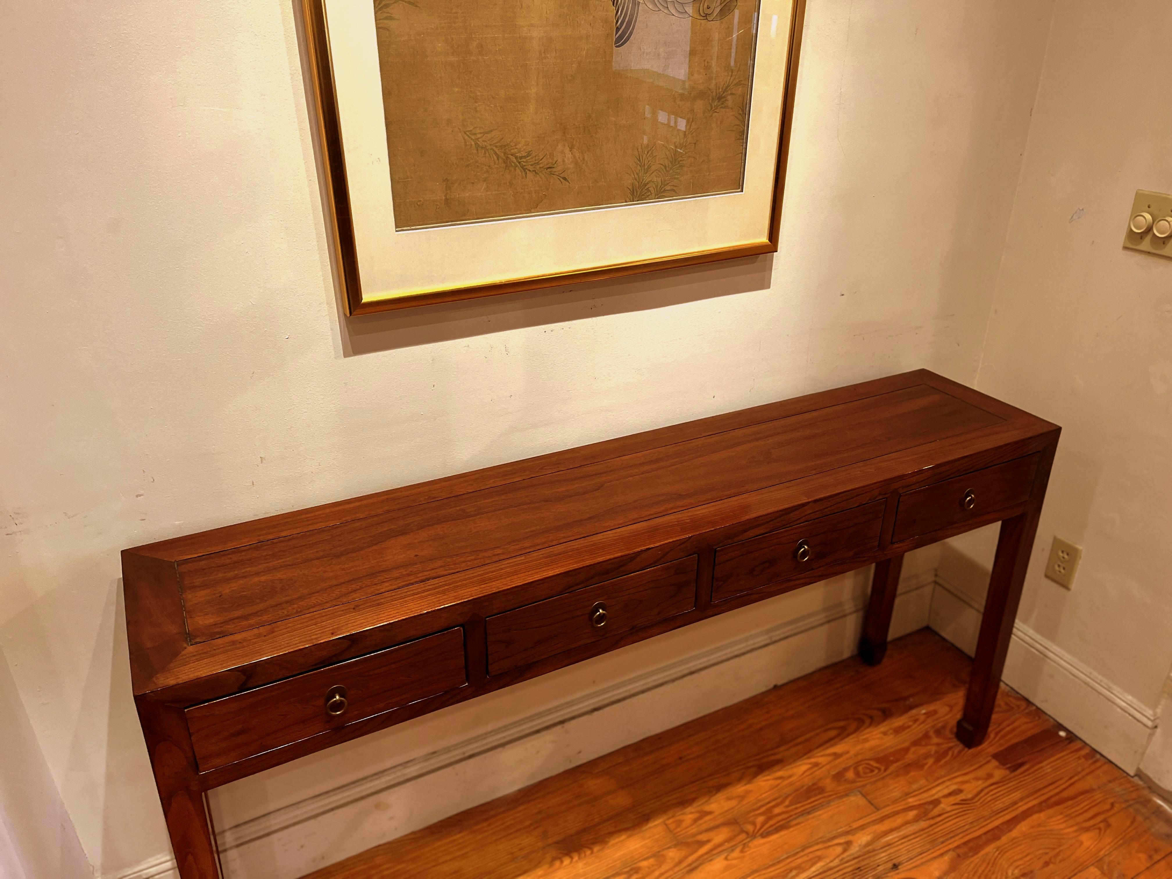 Fine Jumu Console Table with Drawers For Sale 4